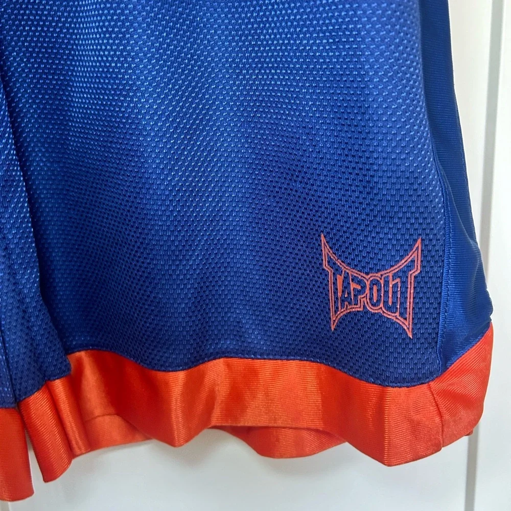 Tapout Men's Navy and Red Athletic Shorts - Picture 2 of 9